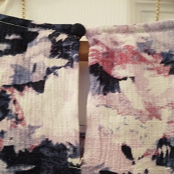 VINTAGE AMERICA Virginia Blues Flowy Boho Peasant Top Size Medium NEW - Picture 9 of 11